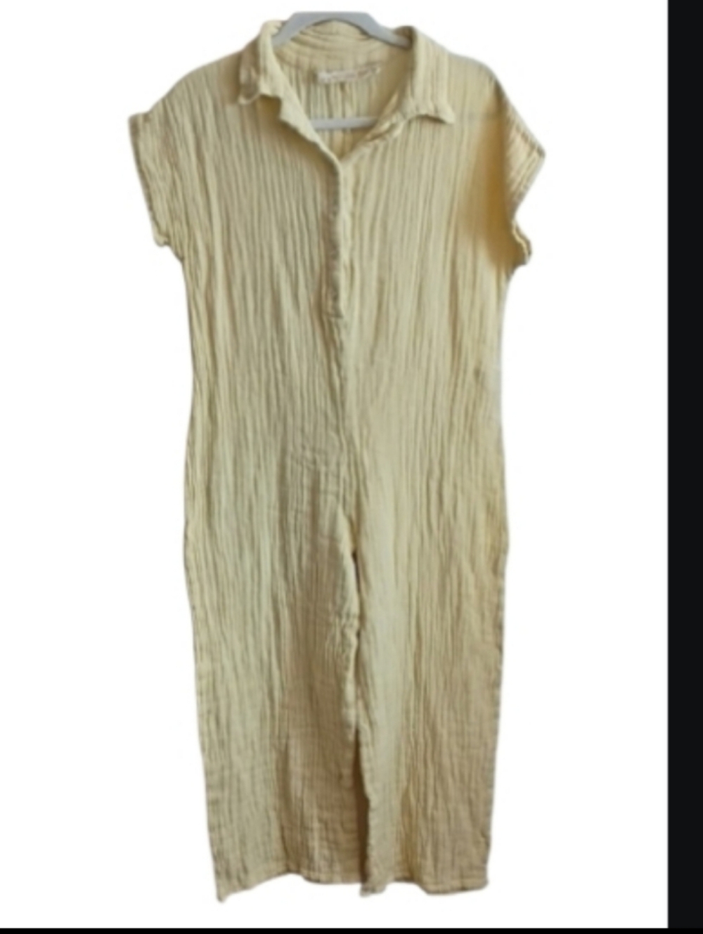 Jen's Pirate Booty Ashlyn Wide Leg Cotton  Jumpsuit sz SP